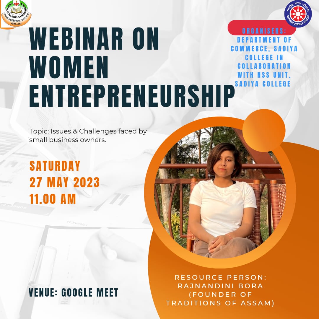 Webinar on Women Entrepreneurship